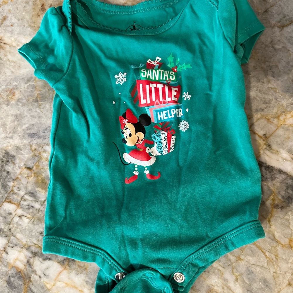 Disney Christmas Onesie - 6 months - Great condition